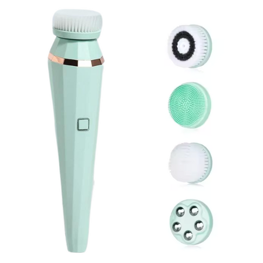 Multi-Functional Facial Cleansing Brush 4 Heads