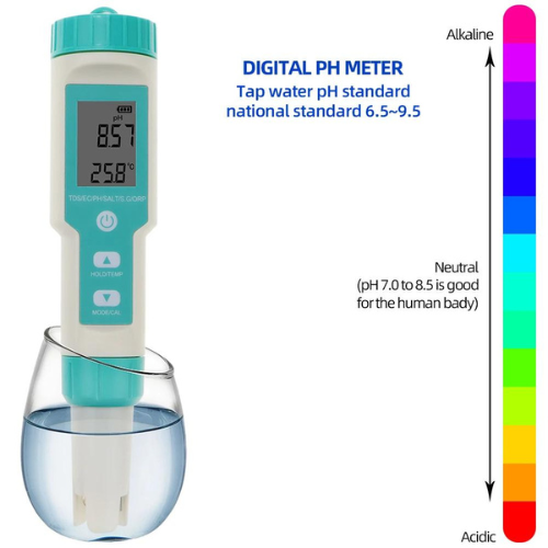 Digital PH/TDS/EC/ORP/Salinity /SG/TEMP Meter